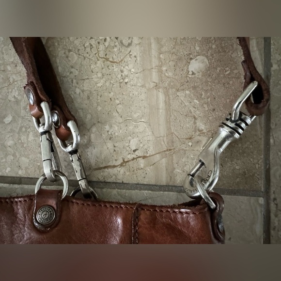 Campomaggi Free People Gorgeous Studded Leather Embellished Crossbody Tote Bag - Picture 7 of 16